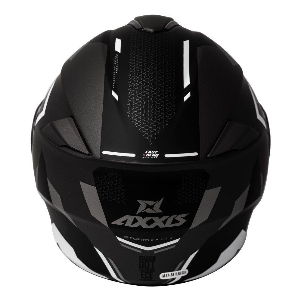Casco Axxis Storm Drone D0 Blanco-4