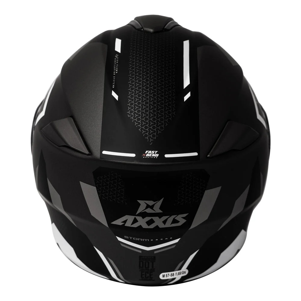 Casco Axxis Storm Drone D0 Blanco-2
