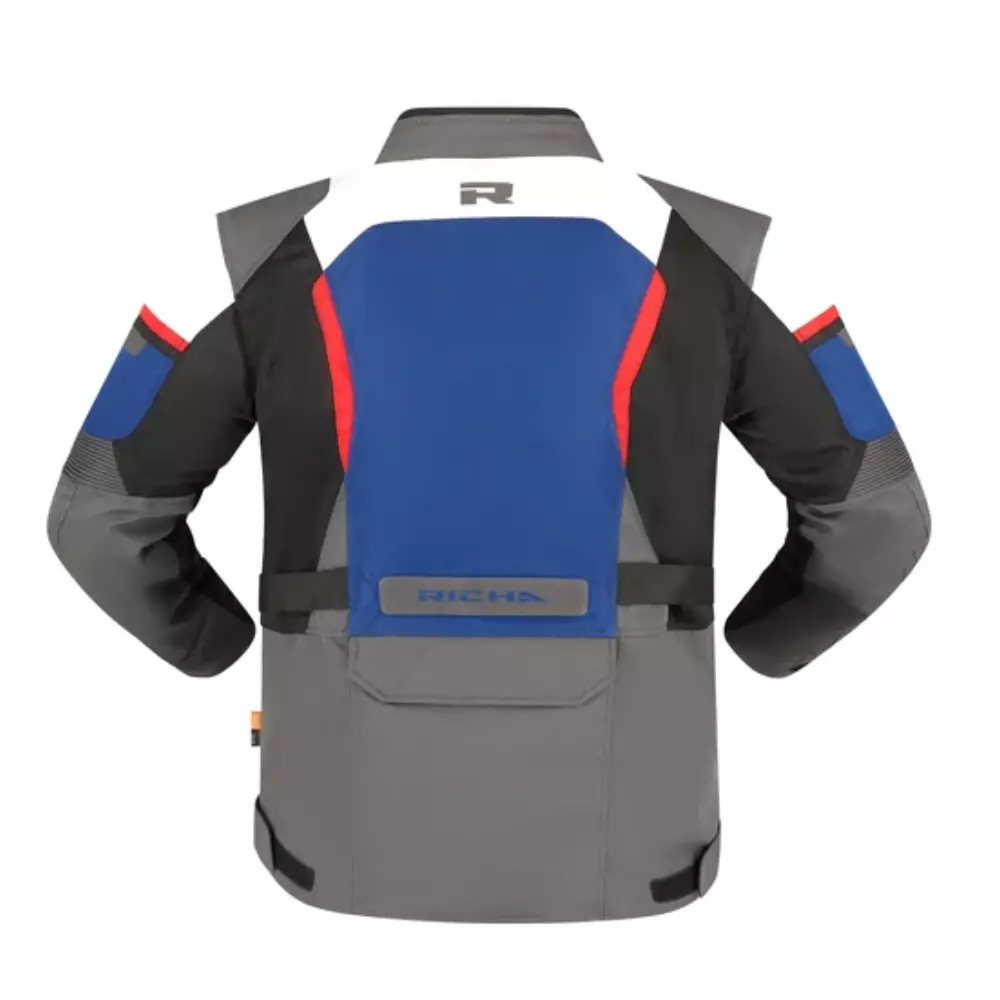 Chaqueta para moto Richa Sahara Impermeable azul-2