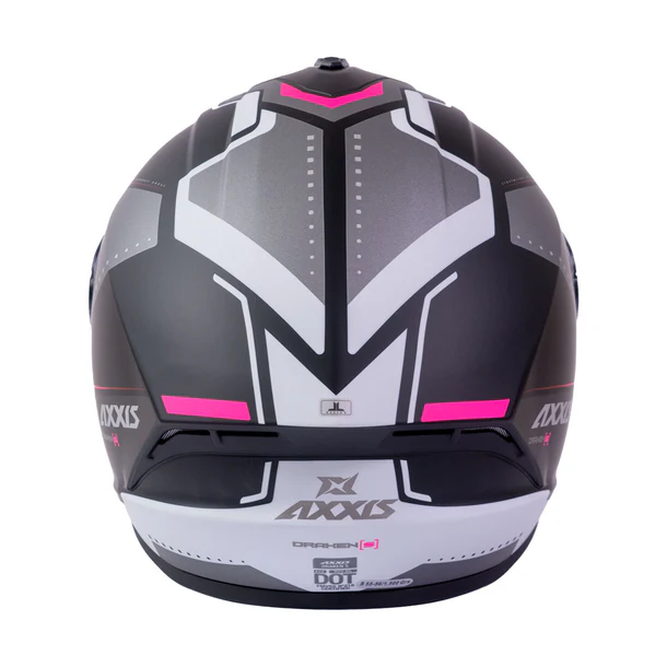 Casco para moto Axxis FF112C Draken S Sonar B18 Rosa Mate-4