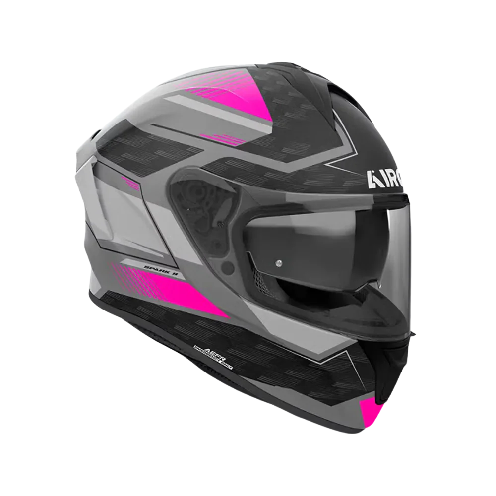 Casco para moto Airoh Spark 2 Zenith Rosado Mate-1