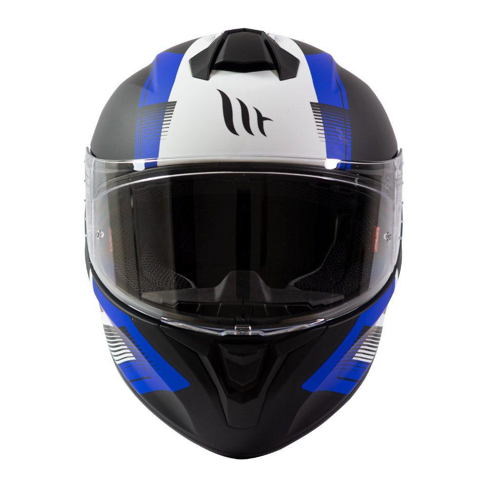 Casco De Moto Mt Helmets Targo Ivy D7 Azul Mate-3