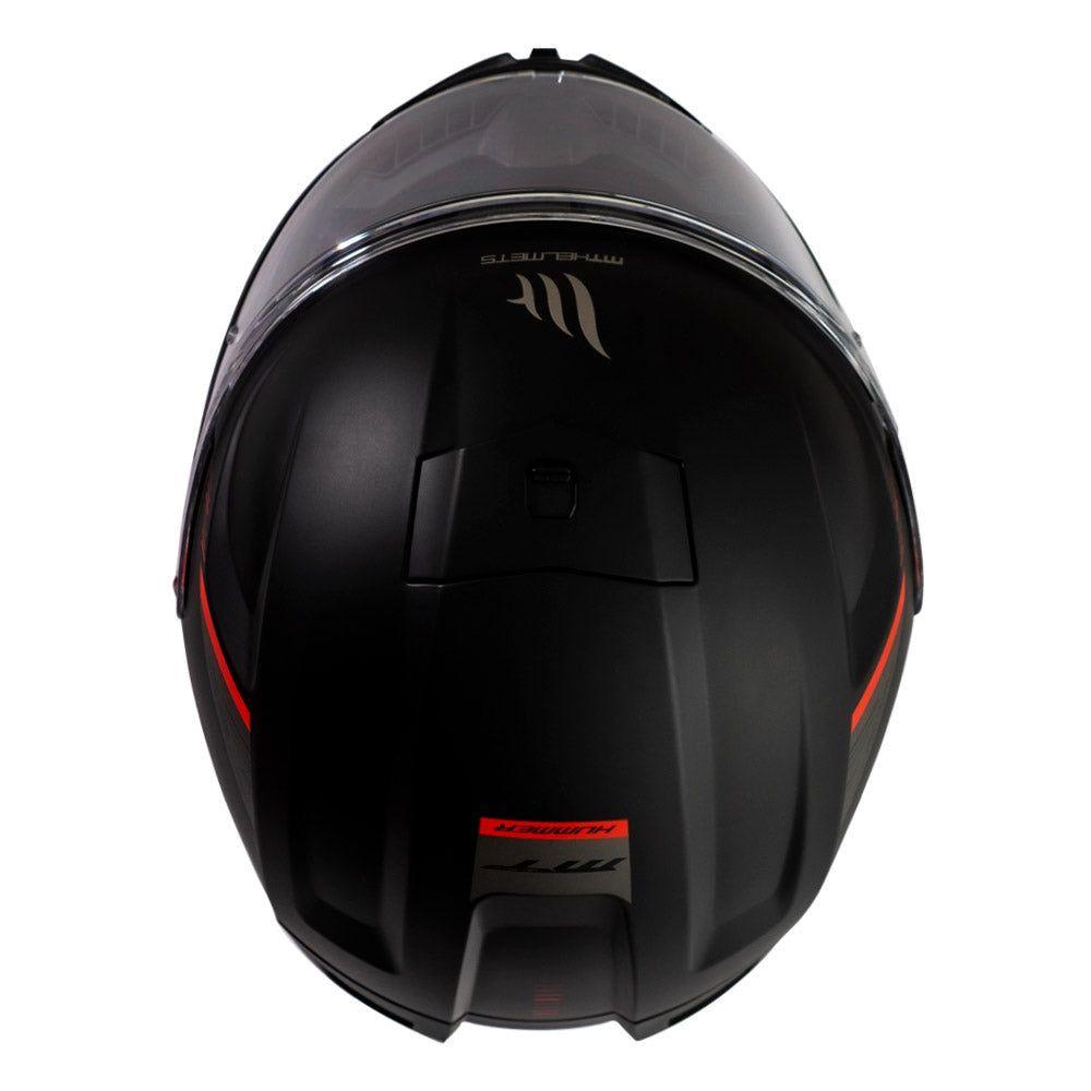 Casco De Moto Mt Helmets Hummer Solid Negro Mate + Regalo-5