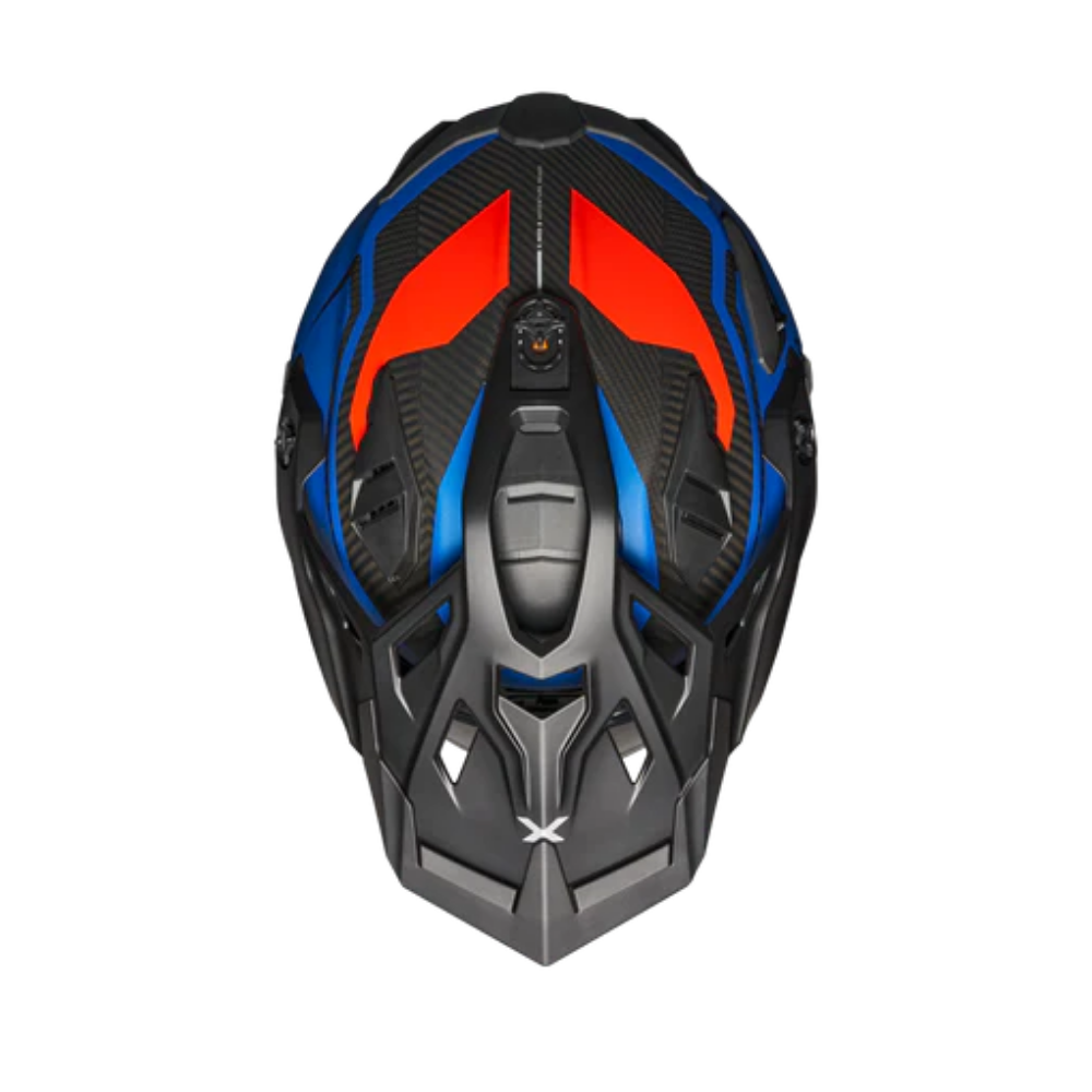 Casco para moto Nexx X.WED3 KEYO BLUE.RED CARBONO -2