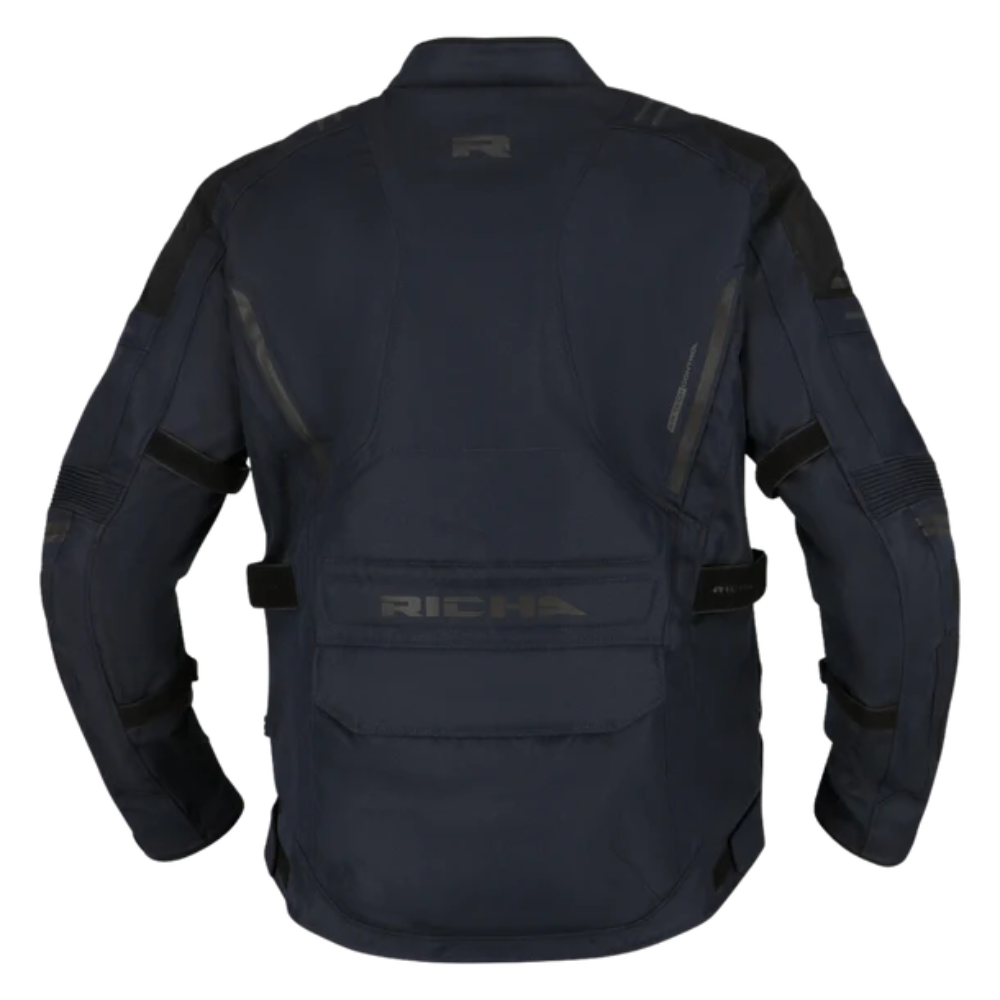 Chaqueta De Moto Richa Infinity 3 Navy Impermeable Con Protecciones-2