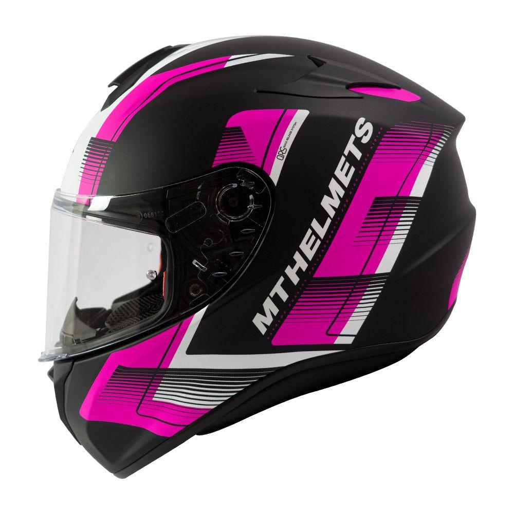 Casco De Moto Mt Helmets Targo Ivy D8 Rosa Mate-0