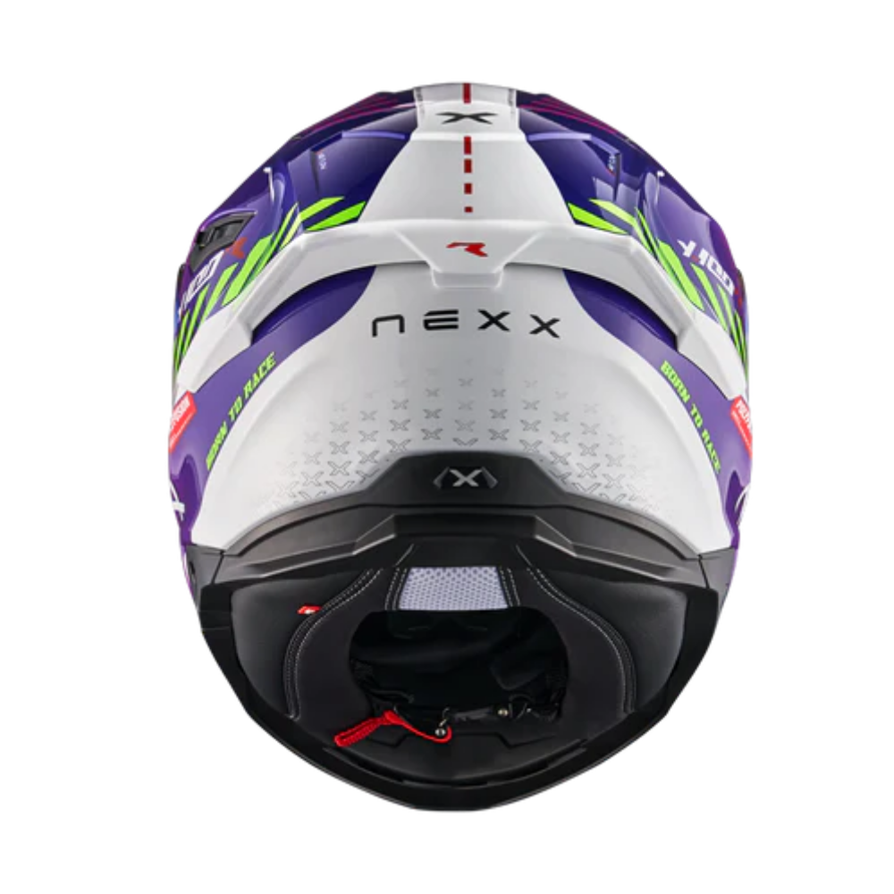 Casco para moto Nexx Y.100R FADE PURPLE.WHITE -2