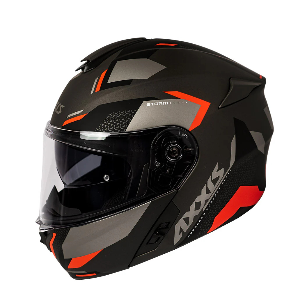 Casco Axxis Storm Drone D5 Rojo-2