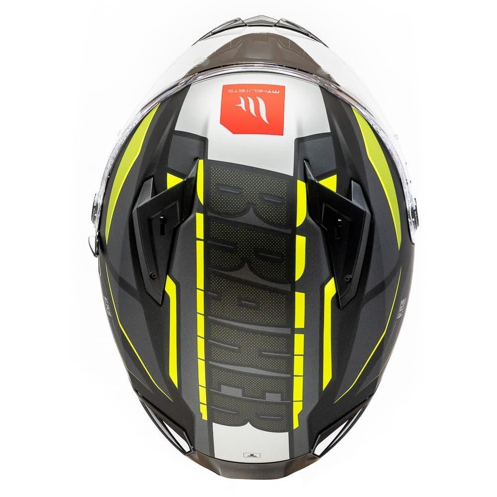 Casco MT Braker SV Pursuit B3 Amarillo Fluor Mate-5