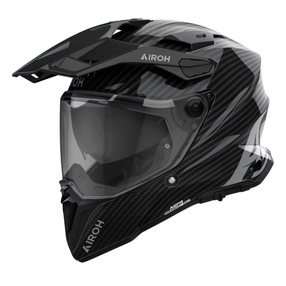 Casco para moto Airoh Commander 2 Carbono Brillo-0