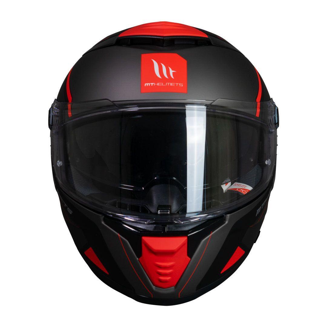 Casco Mt Helmets Thunder 4 Jerk Rojo Mate + Pinlock Incluido-3