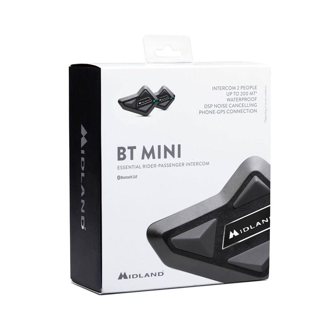 Intercomunicador Para Moto Midland Bt Mini Doble-0