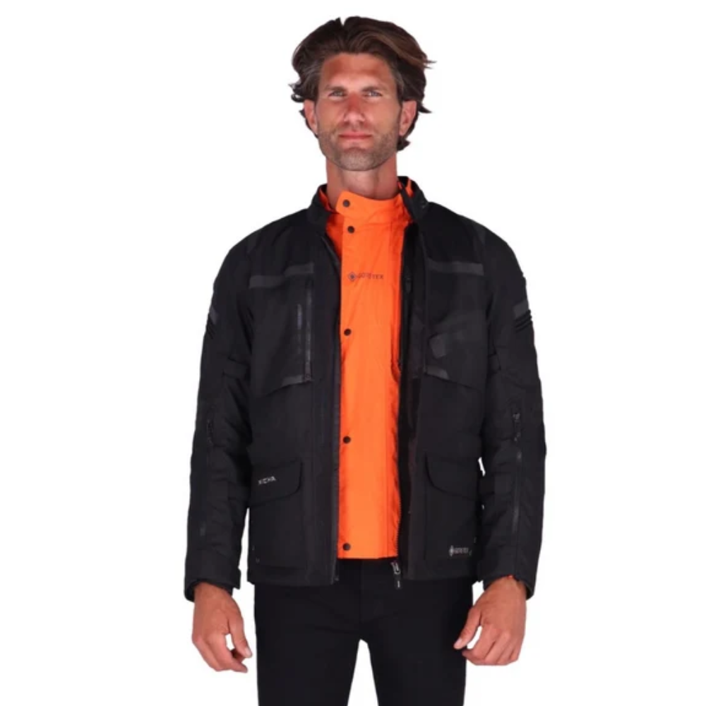 Chaqueta De Moto Impermeable Richa Brutus Gore-Tex Negra-3