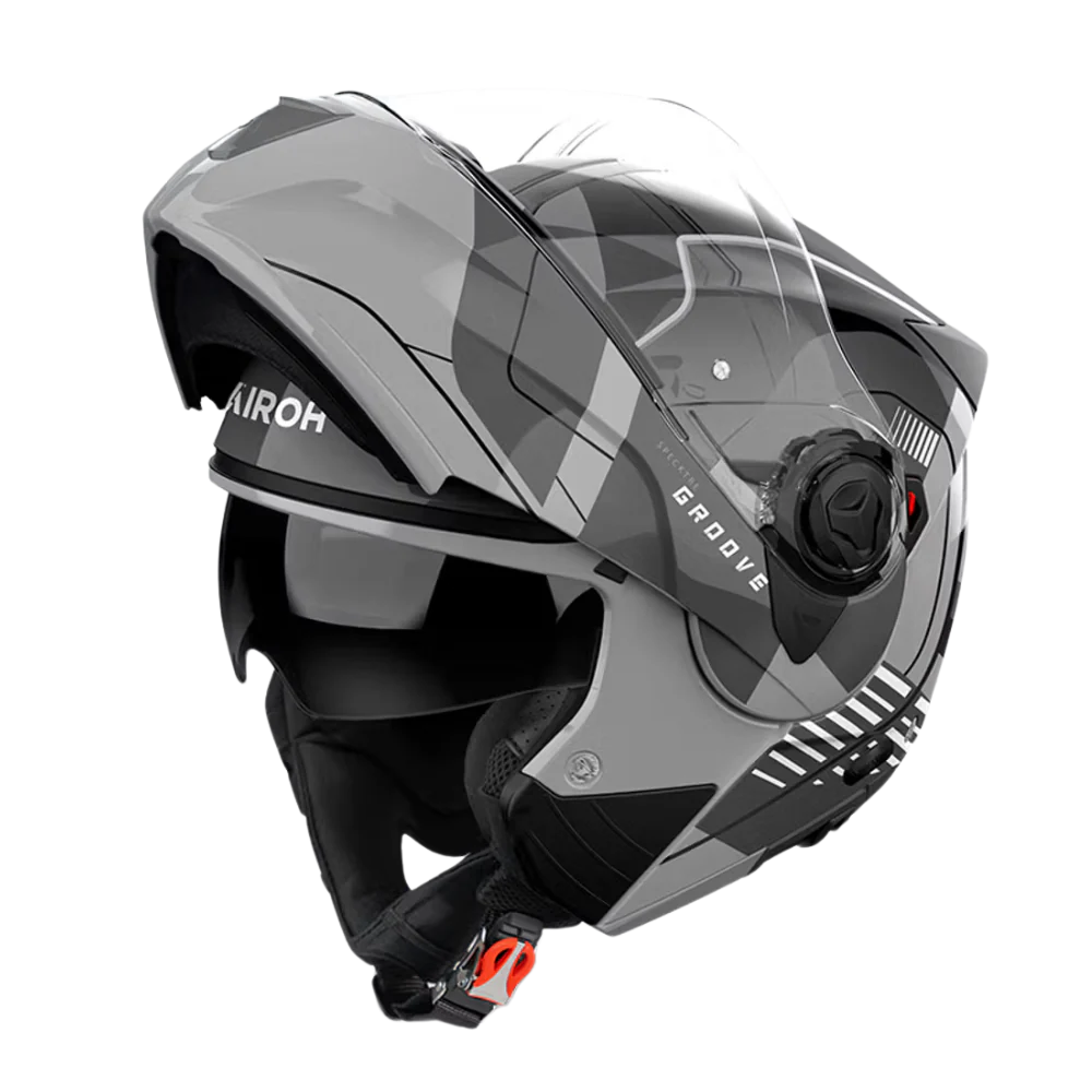 Casco para moto Airoh Specktre Groove Gris Brillo-2