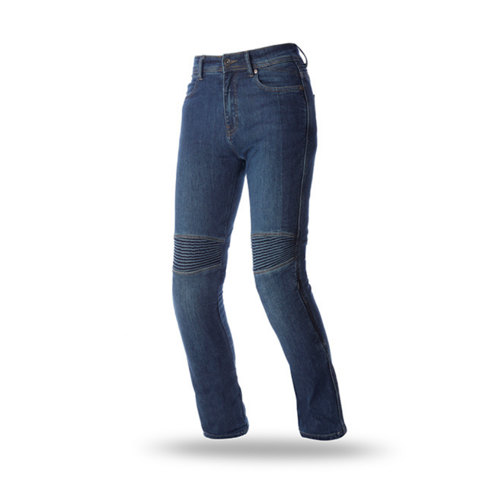 Seventy Pantalon Vaquero Moto Sd-pj8 Slim Mujer Azul Oscuro-0