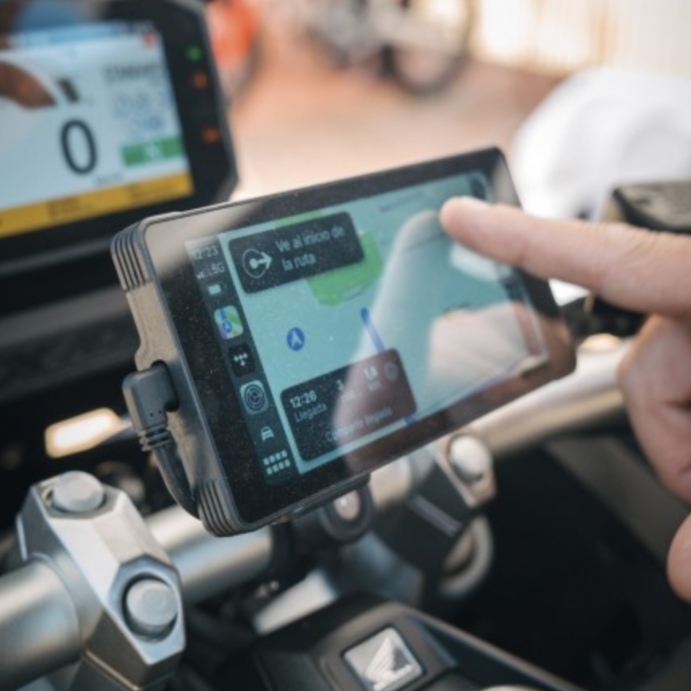 Pantalla Moto Interphone 5.5 Apple CarPlay Android Auto para BMW-2