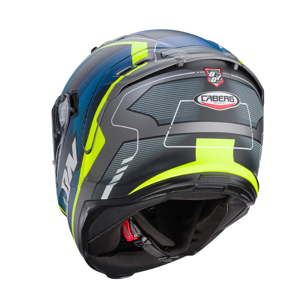 Casco para moto Caberg Avalon X Optic Matt Grey/Blue/Yellow Fluor-2