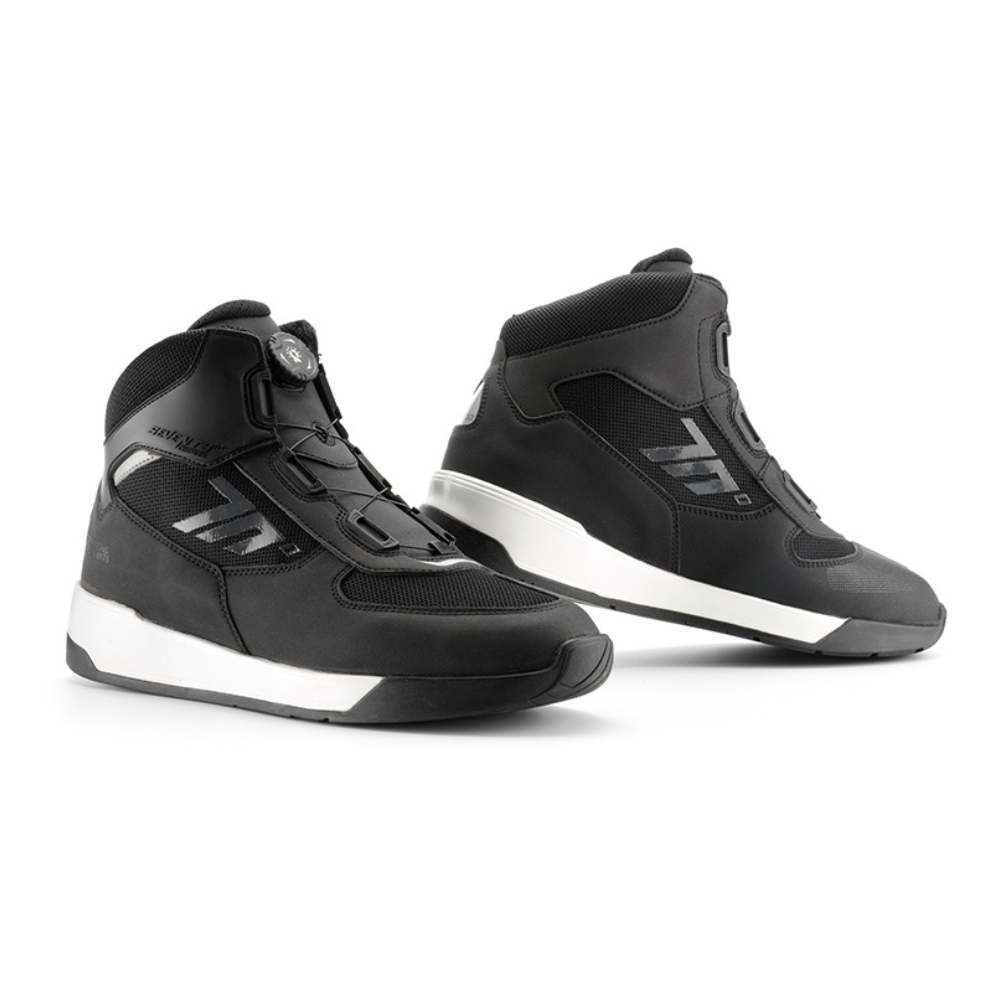Bota De Moto Seventy Sd-bc10  Urbana Unisex Negro/gris-0