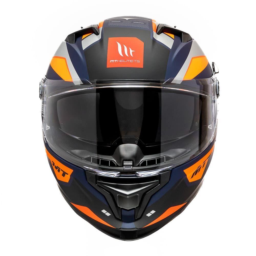 Casco MT Braker SV Pursuit C4 Naranja Mate-2