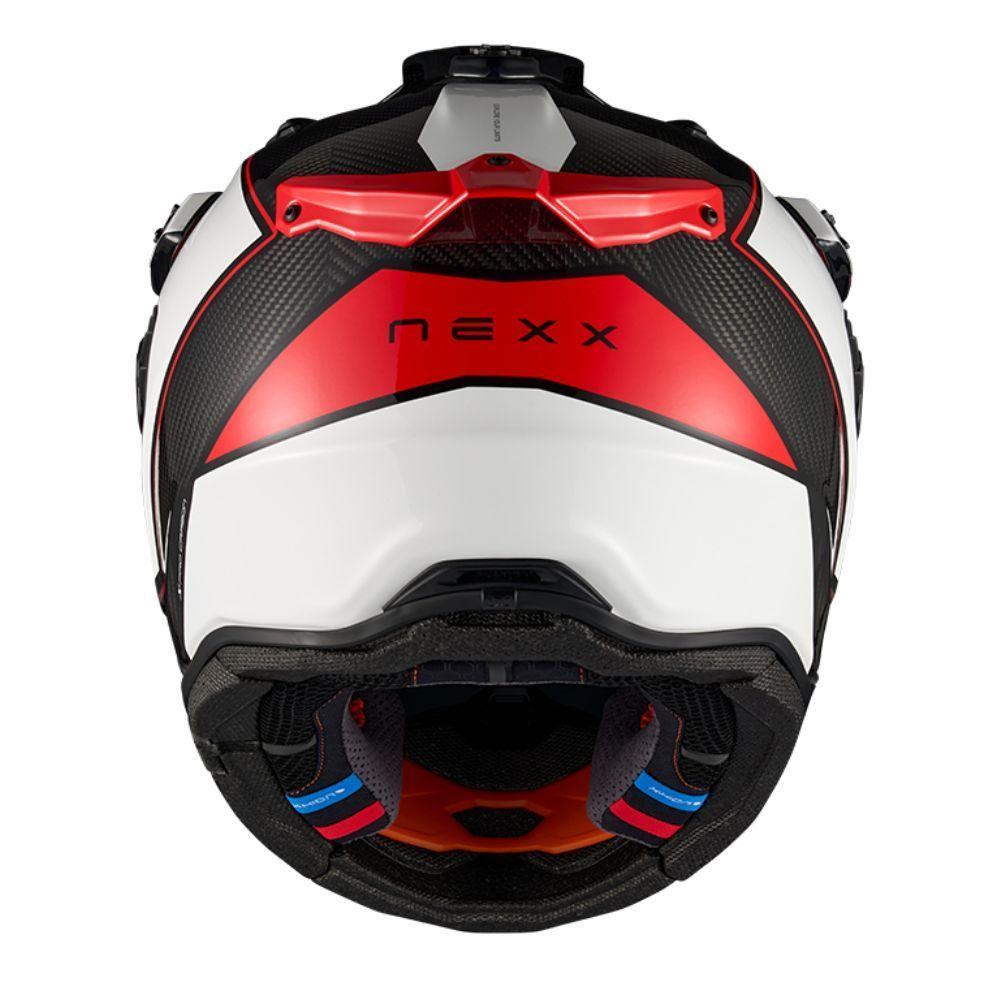 Casco para moto Nexx X RALLY RAID WHITE RED-2