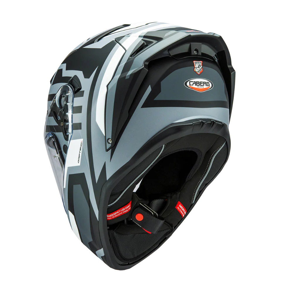 Casco para moto Caberg Drift Evo II Horizon Matt Grey/Black/White -2