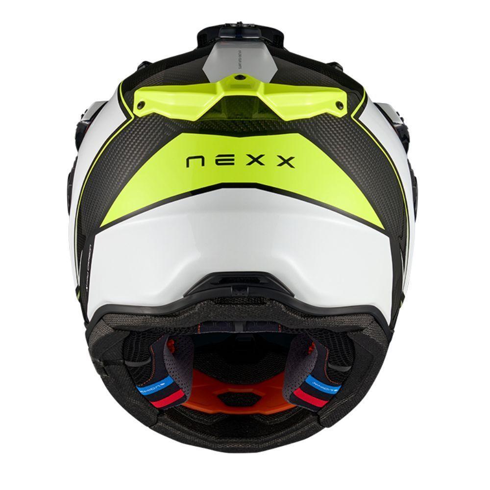 Casco para moto Nexx X RALLY RAID WHITE NEON-3