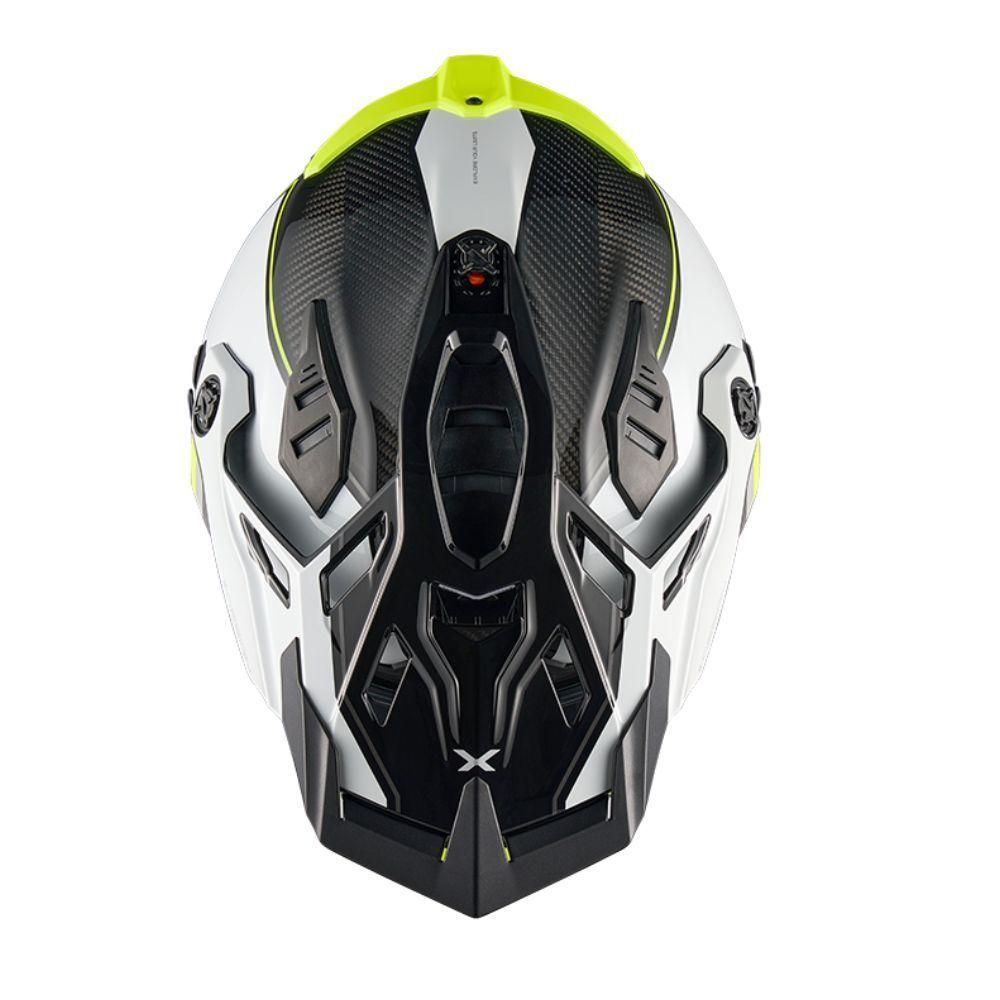 Casco para moto Nexx X RALLY RAID WHITE NEON-4