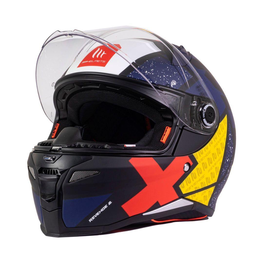 Casco MT Revenge 2 S Light B7 Perla Mate-2