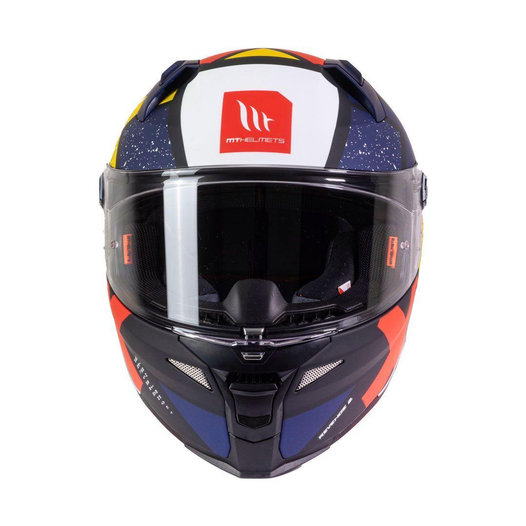 Casco MT Revenge 2 S Light B7 Perla Mate-3