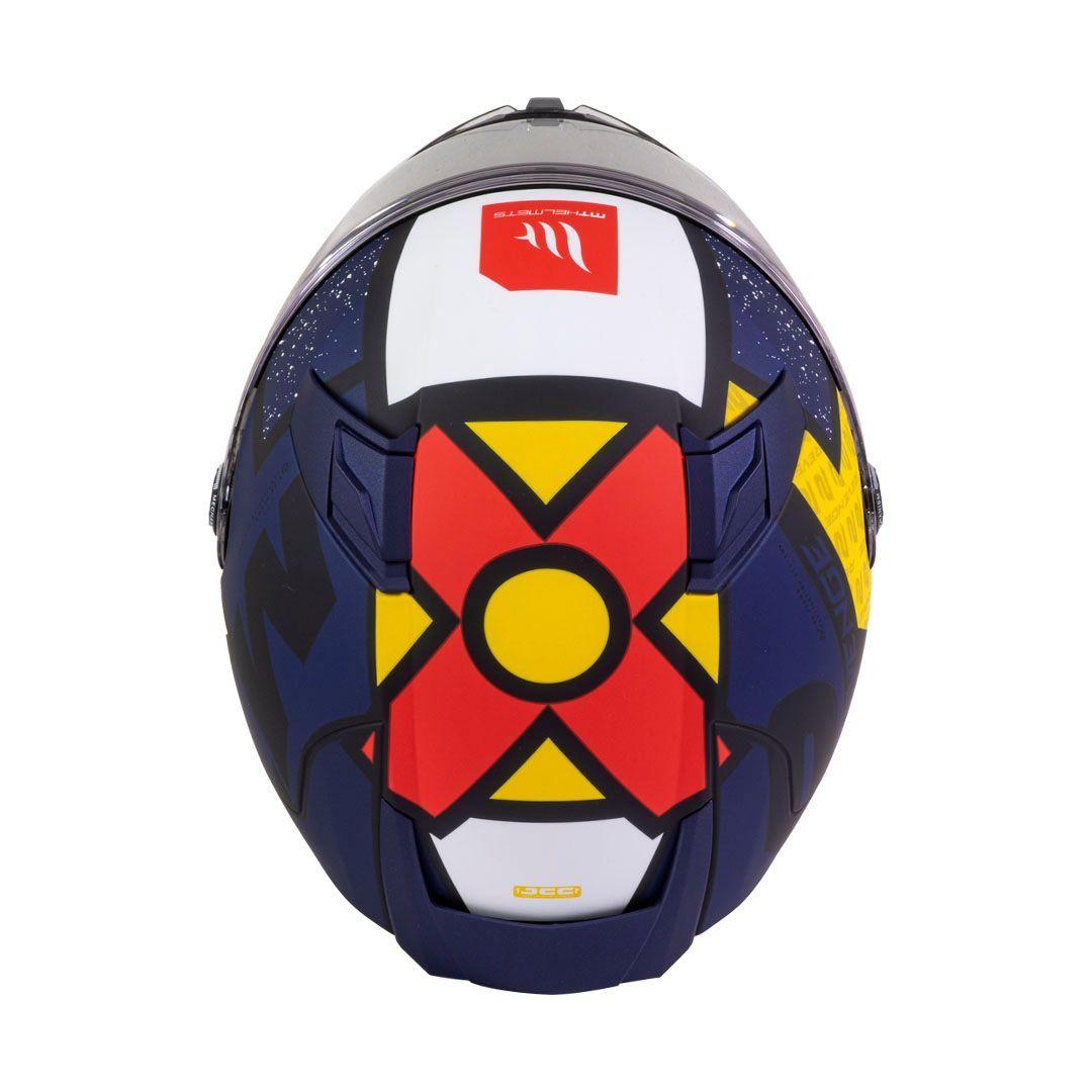 Casco MT Revenge 2 S Light B7 Perla Mate-5