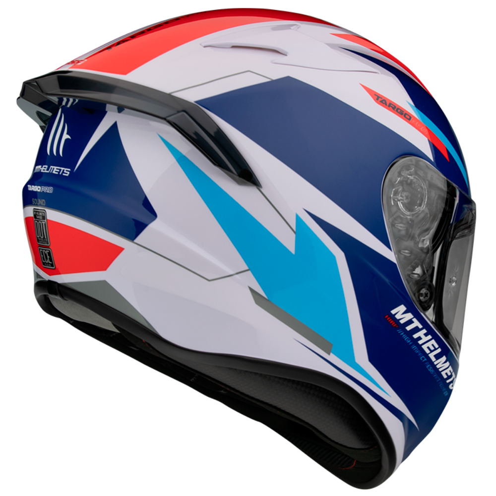 Casco De Moto Mt Helmets Targo Pro Sound D15 Rojo Perla-2