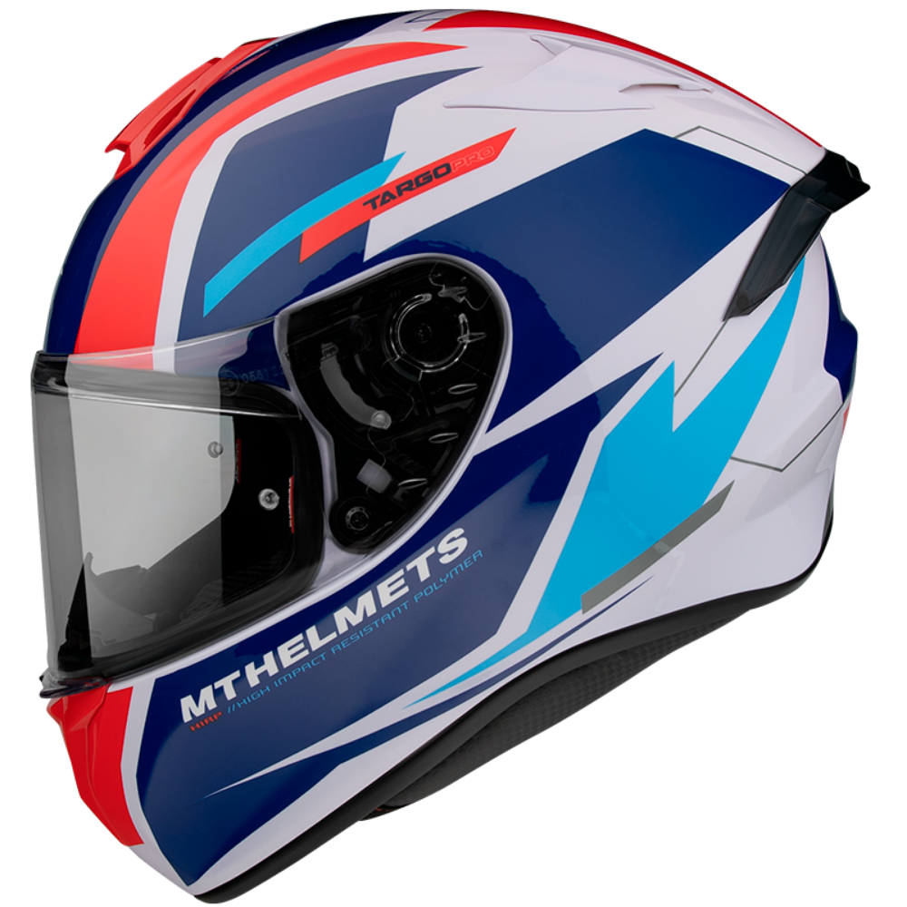 Casco De Moto Mt Helmets Targo Pro Sound D15 Rojo Perla-1