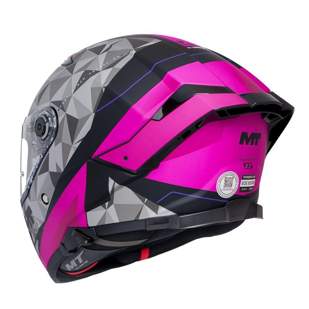 Casco para moto MT Thunder 4 SV Z7 A8 Pink + Pinlock mt-v-28-4