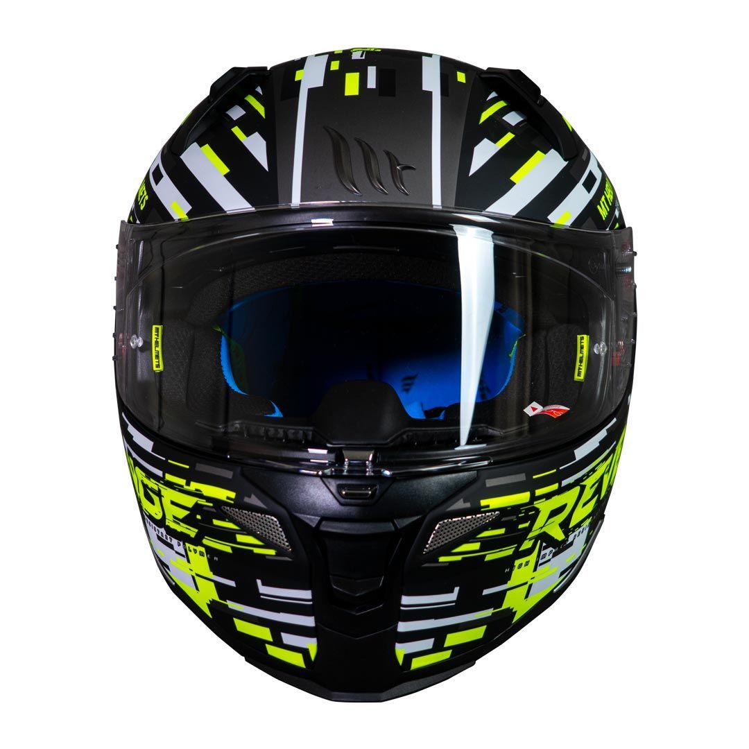 Casco De Moto Mt Helmets  Revenge 2 Baye A1 Negro Mate-3