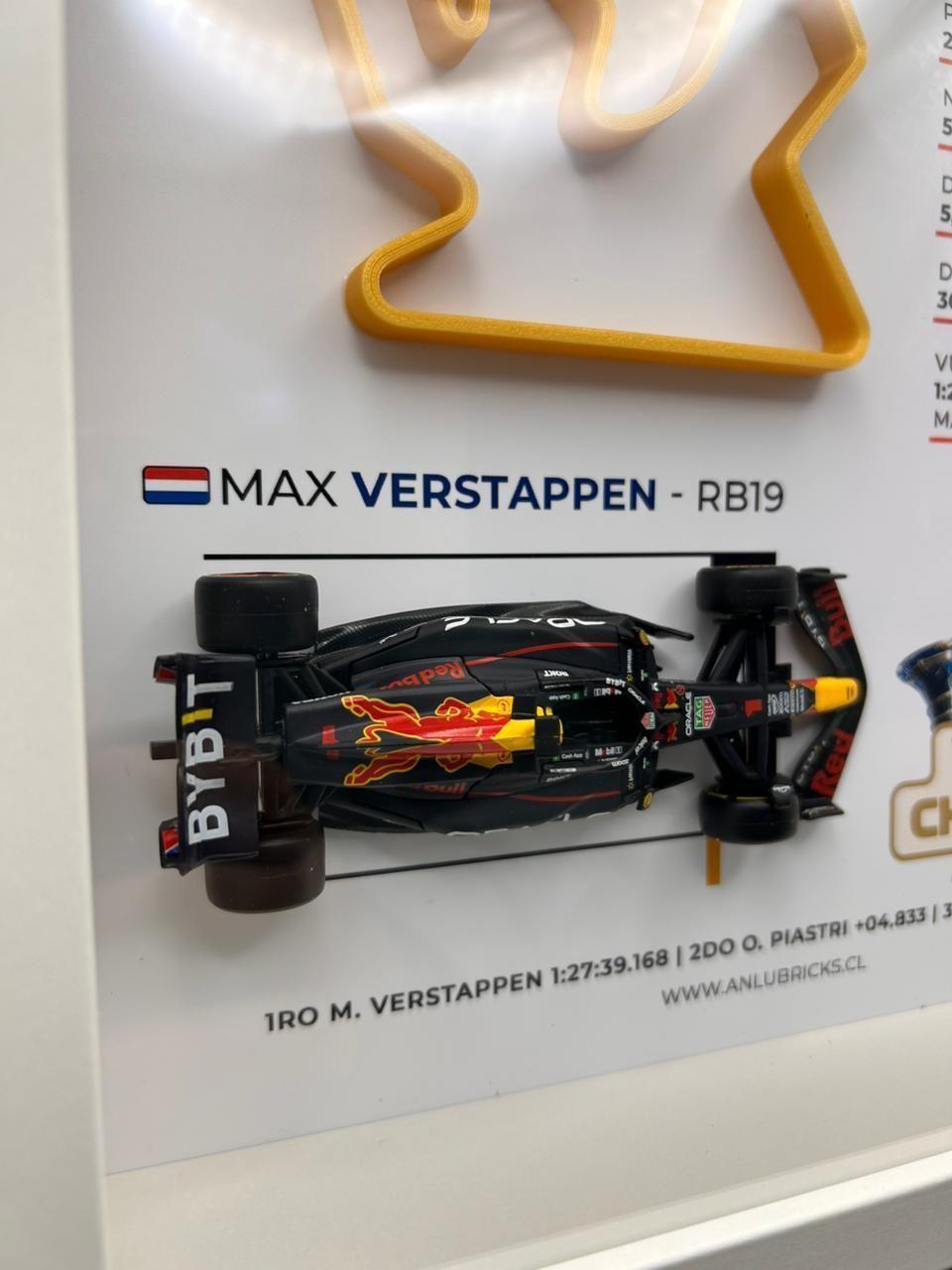 Cuadro Formula 1 GP Qatar 2023 Edicion Especial Max Verstappen-2