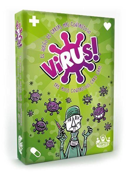 Virus Juego de cartas r pido familiar y lleno de sabotajes-0
