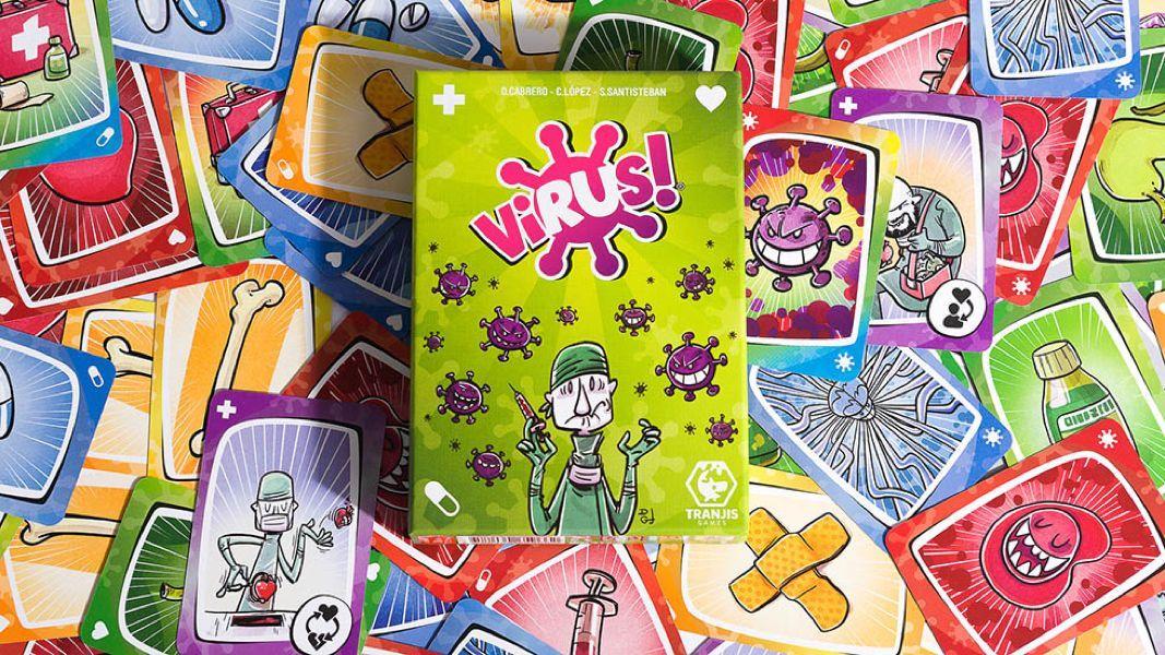 Virus Juego de cartas r pido familiar y lleno de sabotajes-1