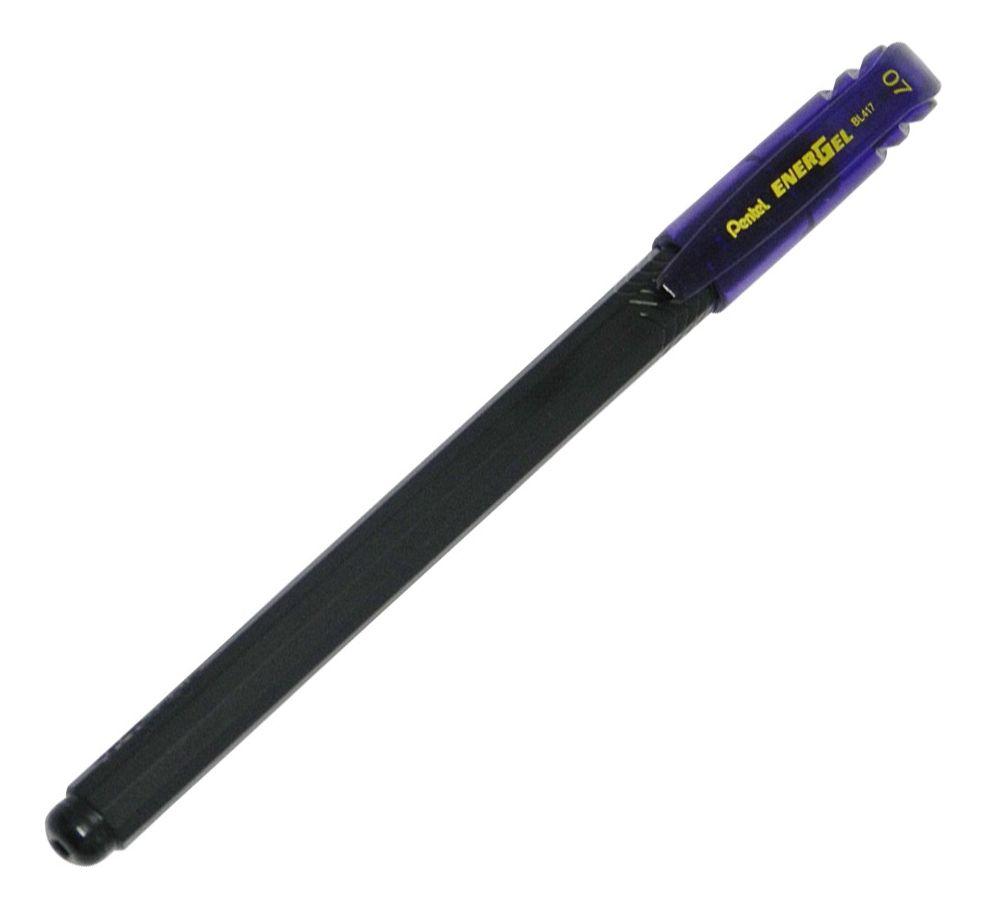 Roller Energel Lapiz Gel Pentel Makkuro 0,7mm Violet - 12uni-3