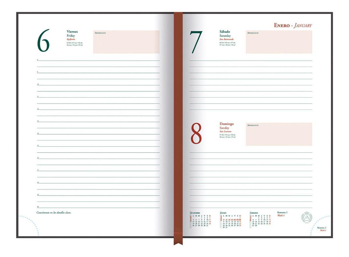 Agenda Presidente Clasic Dia X Pag Cafe Año 202X c Lapicera-3