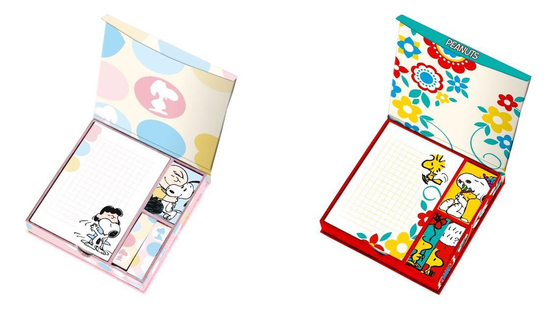 Cajas Magneticas Lujo Notas y Block FULLPAST COLOR SNOOPY-0