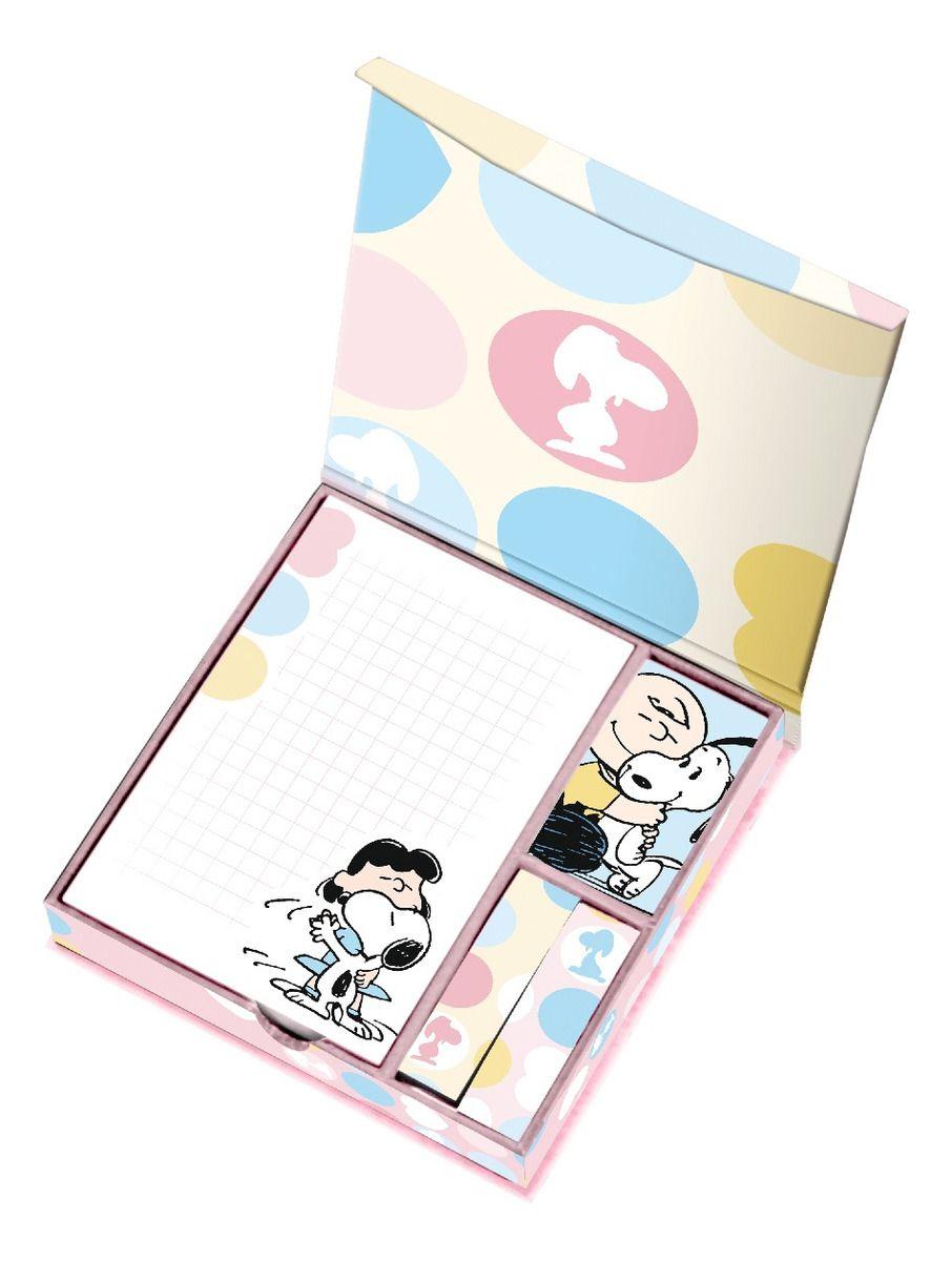 Cajas Magneticas Lujo Notas y Block FULLPAST COLOR SNOOPY-1