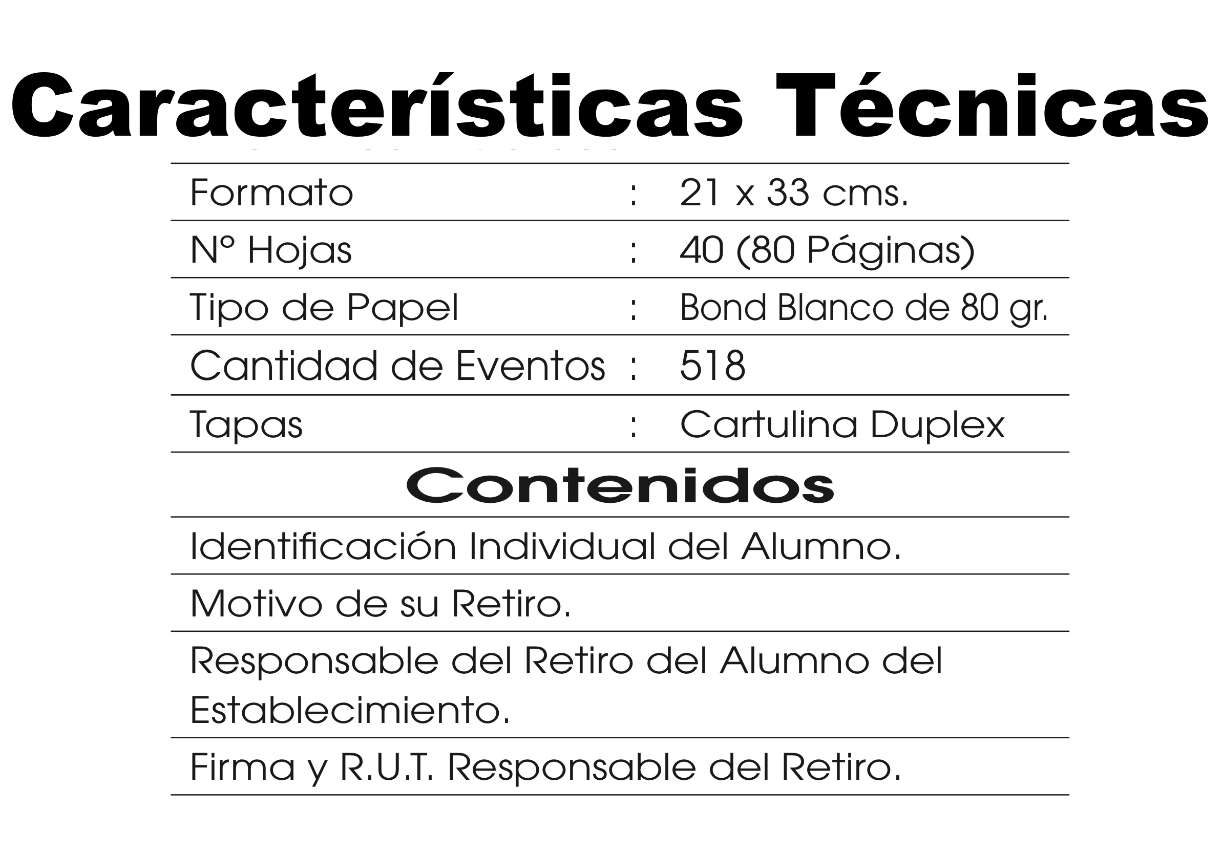 Libro De Registro De Salida Alumnos Cursos Buho-2