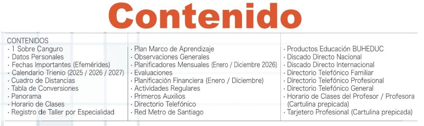 Agenda Buho Docente / Profesor 2026 + Lapiceras Ejecutivas-4