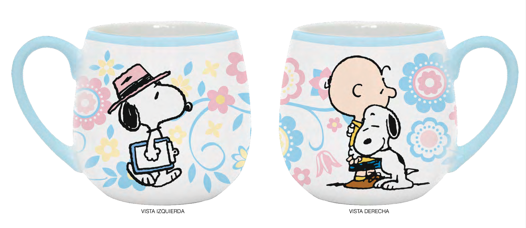 Tazon De Lujo Snoopy Y Sus Amigos - Con Los Amigos En Casa-2