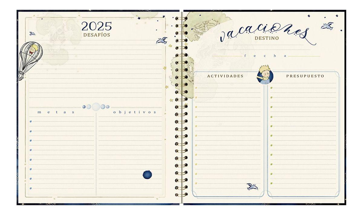 Agenda El Principito Escuchar las Estrellas Dia x Pag 2025-6