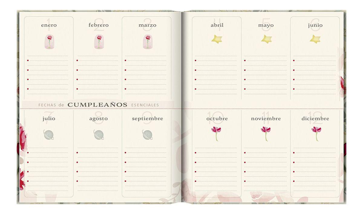 Agenda El Principito Tu Eres Mi Flor Dia x Pagina 2025-2