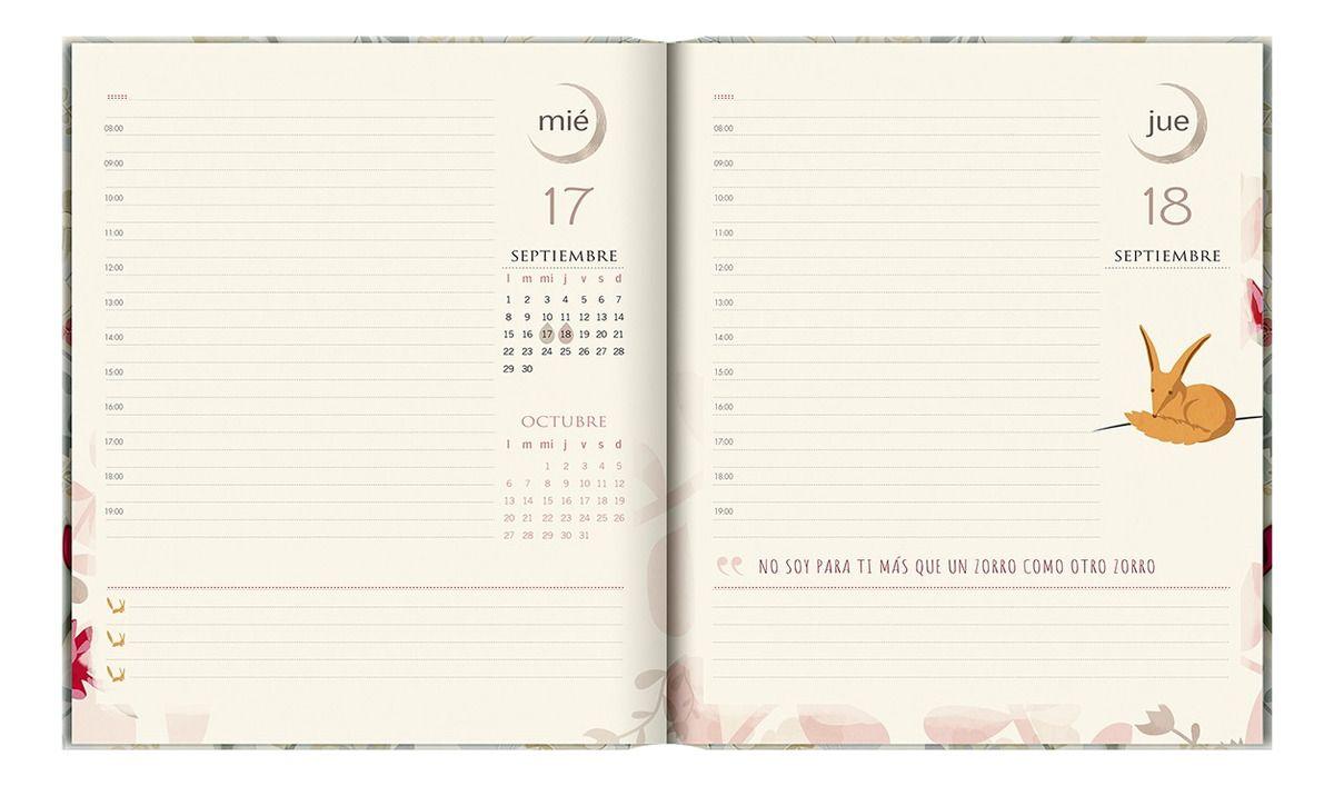 Agenda El Principito Tu Eres Mi Flor Dia x Pagina 2025-3