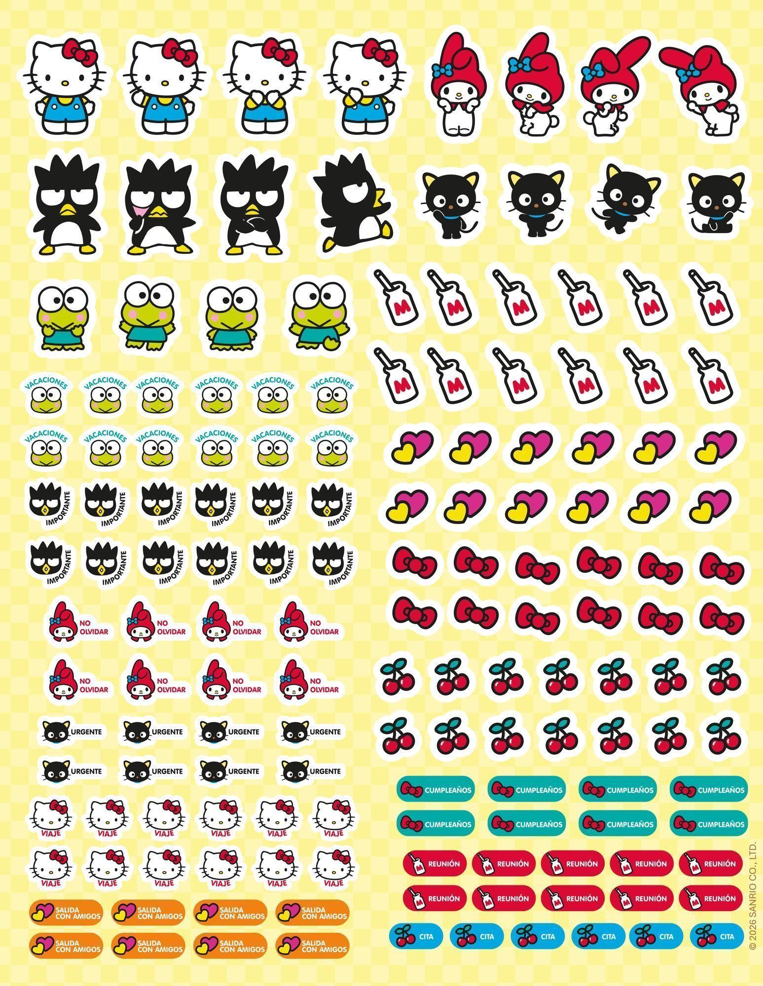 Calendario Pared Ascott Hello Kitty Friends The Gang 2027-3