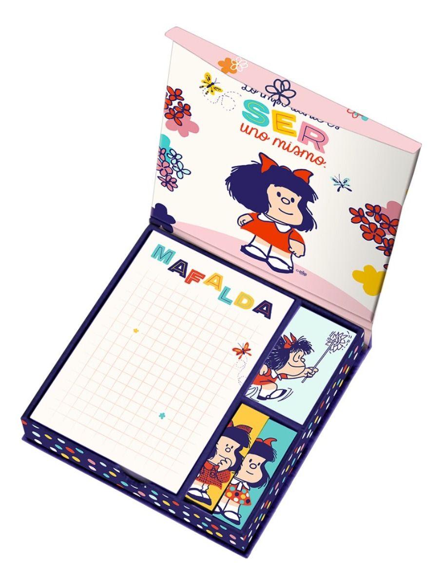Cajas Magneticas Lujo Notas y Block PRINCIPITO + MAFALDA-5