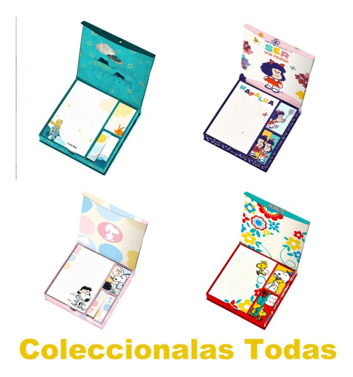 Cajas Magneticas Lujo Notas y Block PRINCIPITO + MAFALDA-9